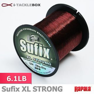   Sufix XL STRONG 6.1LB Line 650yd Fishing Lure Hook Bass Reel lines