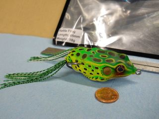 NEW RATTLE FROG HOLLOW BODY TOP WATER LURE F1