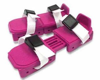   Series Youth Adjustable Double Runner BOB SKATES Use with BOOTS Pink