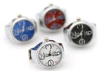   personality fashion quartz Finger ring watch wrist watches clock hour