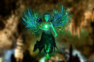 Aerioth Cave Flitter Fairy Flying Fairy  Lights up