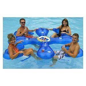 Cuddle Island Inflatable Seat Party Pool Float Lounge