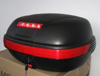 Extra Large Detachable Motorcycle Trunk + Light & Heavy Duty Mounting 
