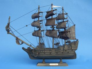 Flying Dutchman 14 FULLY ASSEMBLED Wooden Pirate Ship Model Model 