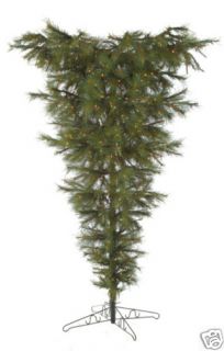 Premium Pre Lit Christmas Tree Pine Inverted Upside Down