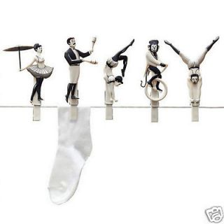   Family 5 Laundry Pegs Clothes Washing Line Pins Monkey Business
