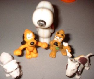 FIVE Little Doggies   Snoopy Pluto Pit Bull Disney