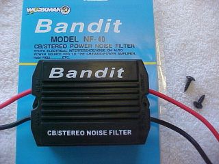 NEW Workman Bandit NF40 noise filter, 20 AMP CB sterio noise filter 