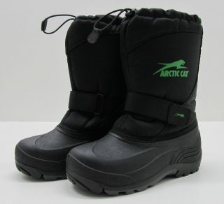 Arctic Cat Youth Snowmobile Boots by Kamik   Black   Childs & Kids 