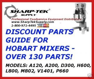 hobart mixer parts in Food Preparation Equipment