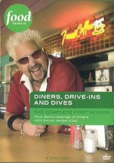 Diners, Drive Ins and Dives   The Complete First Season (DVD, 2008)