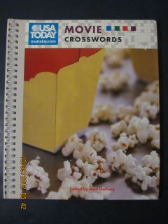 USA Today Movie Crosswords (2008, Hardcover, Spiral)