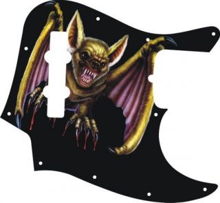 Pickguard for Fender Jazz J Bass Guitar Creepy Bat New