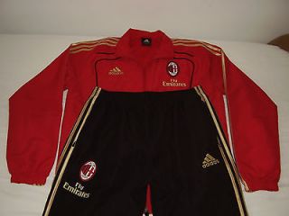 Adidas AC Milan 2010/2011 official full tracksuit shirt jersey size M 