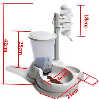   rod combination pet feeder water dispenser Large dog bowl water bowl
