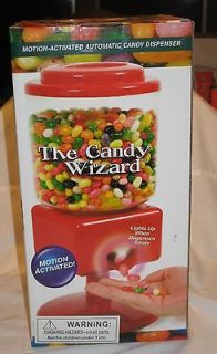 NEW The Candy Wizard Motion Activated Dispenser Lights Up m&ms Nuts 
