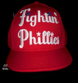 New MLB Philadelphia Fightin Phillies Hat Cap Cooperstown Fitted