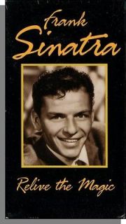 Frank Sinatra   Relive The Magic   New Biography VHS Video