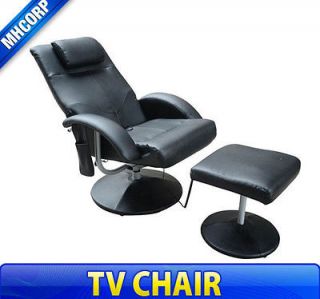   Suede TV Office Home Luxury Massage Chair Seat Soft w/ Ottoman Seat