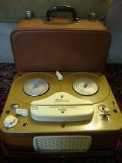   Model 3 Stereo Reel to Reel Tape Player Recorder + Case Working