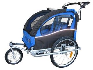 Booyah jogger stroller kid baby child bicycle bike trailer BLUE