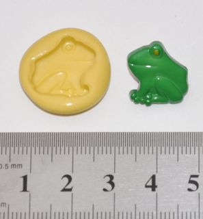 SMALL FROG PUSH MOULD Sugarcraft RESIN CLAY CANDY FOOD Safe Cake