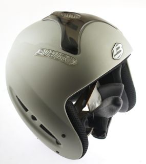 BRIKO FR SPECIAL Snow Ski Snowboard Helmet Matte Gray 62cm XX Large 