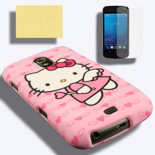 Case+Screen Protector for Samsung GALAXY Nexus Hello Kitty H Skin 