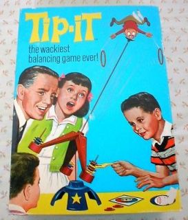 Vintage 1965 Tip It Board Game Complete Ideal Toy Company EUC