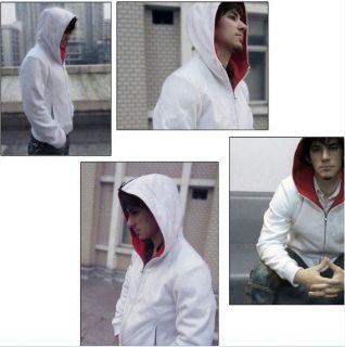 Assassins Creed Desmond Miles Cosplay Costume Hoodie With Eagle Black 