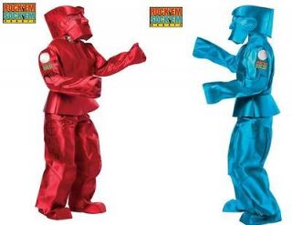 Rockem Sockem Robots   Blue Bomber, Red Rocker Adult Costume