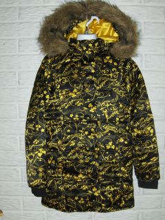 EUC awesome G UNIT PUFF WINTER COAT JACKET SZL in GIRLS REMOVABLE FUR