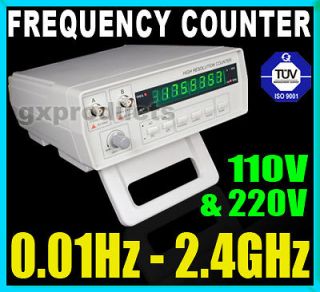 VC3165 Precision Radio Frequency Counter RF Meter ( 0.01Hz   2.4GHz )