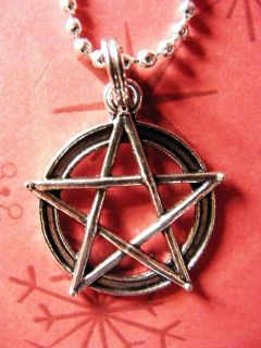   Star Pentacle Pentagram Medallion Charm Pendant Wicca/​Reiki/Pagan