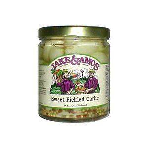Jake & Amos   Sweet Pickled Garlic 2 / 9 oz. Jars