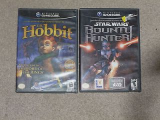 GAMECUBE GAME LOT**Star Wars Bounty Hunter (+) The Hobbit**
