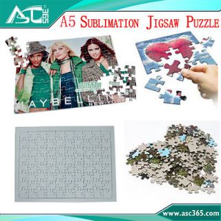 24pcs Blank A5 Sublimation Jigsaw Puzzle Toy Heat INK Transfer Heat 