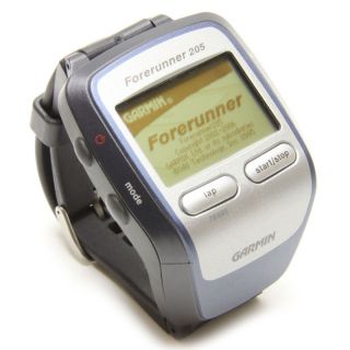 Garmin Forerunner 205 Black band and Blue Face Sports GPS Watch