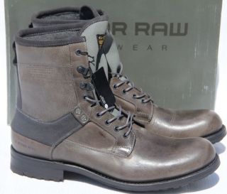 STAR Raw Mens PATTON III Marker Leather Sz: US 12 / 45 Boots 