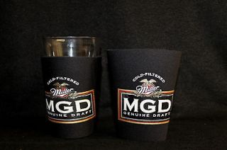 Miller Light Genuine Draft Pint Beer Glass Koozie Koolie Snuggie 