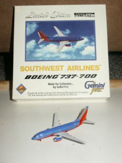 GEMINI JETS   SOUTHWEST AIRLINES BOEING 737 700 LIMITED EDITION 1 