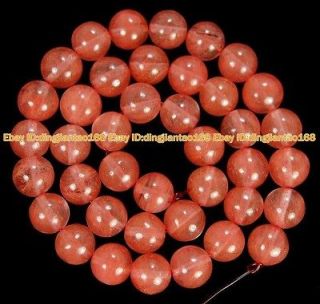 10mm 15 Rubellite Tourmaline Round Loose Beads