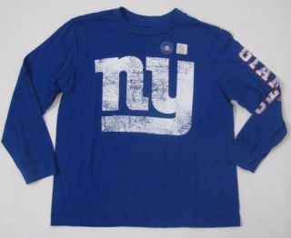 New Boys NFL New York Giants Long Sleeve Shirt