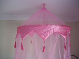 PINK PRINCESS Crown Mosquito Net/Canopy   Fits All