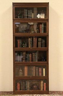Macey 6 Stack 1915 Antique Oak Lawyer Bookcase