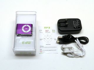  Multimedia Player Purple Bundle Includes Headphones+Wal​l USB 