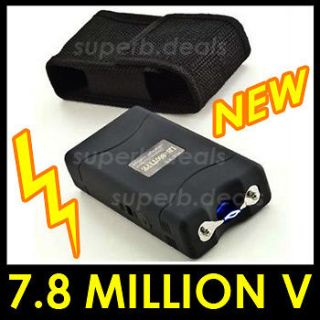 VIPERTEK VTS 880 7.8 Million Volt Rechargeable Mini Stun Gun LED Light