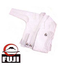 Fuji White Martial Arts Uniform Gi Judo, Brazilian Jiu Jitsu, Aikido 