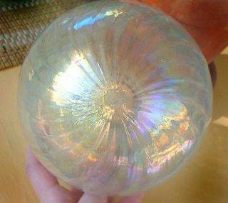 Swirl Glass Iridescent 6 Gazing Ball Xmas collection *** ON SALE ***