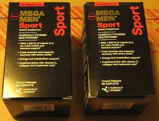 NEW GNC Mega Men Sport Dietary Supplement GNC Vitamin 2X 90 Caps 